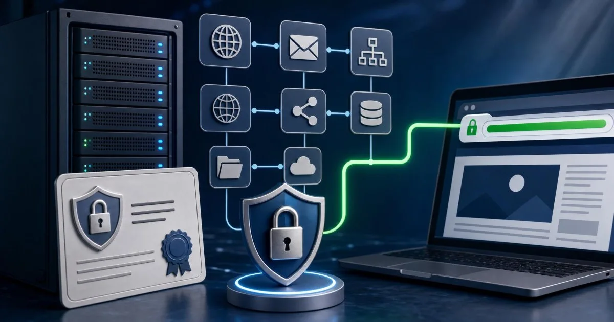 Kilit ve sertifika metaforuyla güvenli cPanel SSL kurulumu